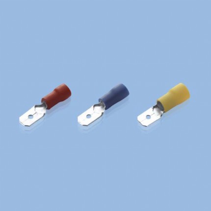 FUJI Trminal Male terminal VINYL-INSULATED MALE DISCONNECTS(DOUBLE CRIMP),profile,datasheet,pdf,catlog